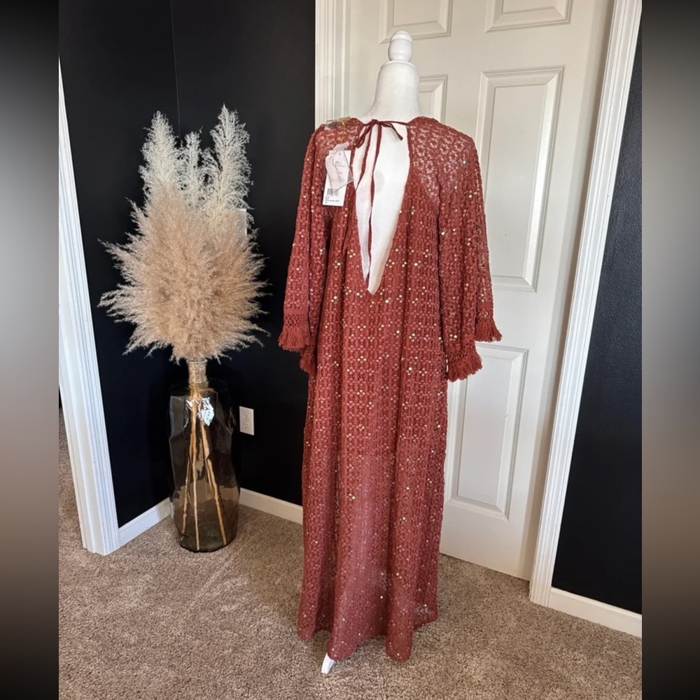 NWT Sundress ROSE LONG DRESS
size Large/XL - Picture 11 of 12